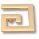  Ручка кнопка современная классика, матовое золото 32 мм