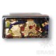 Ручка кнопка эксклюзивная коллекция разноцветное муранское стекло , глянцевый хром
