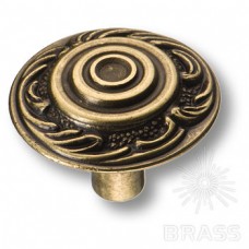 Ручка кнопка классика, античная бронза